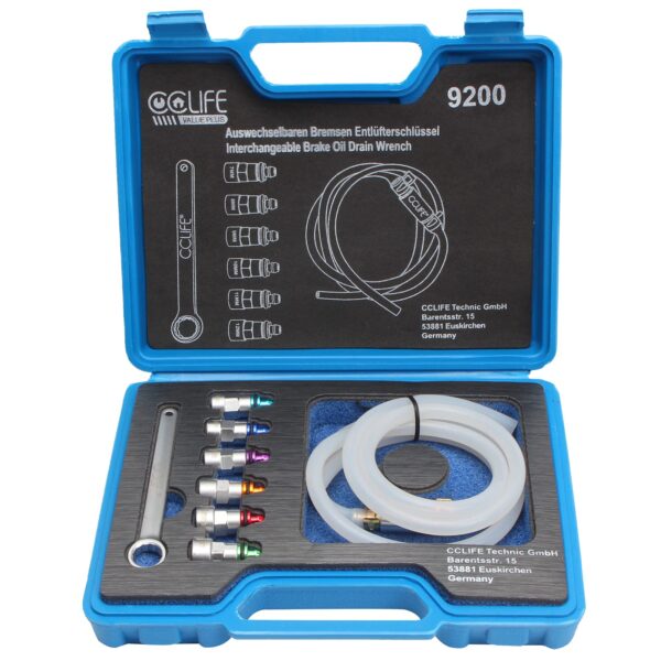 CCLIFE 8-piece brake bleeding key, bleeder key, brake bleeder tool 7-12mm